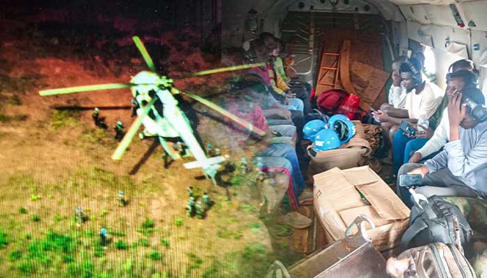 ශ්‍රී ලංකා ගුවන් සාම සාධක හමුදාව සිදුකල සුපිරි මෙහෙයුම