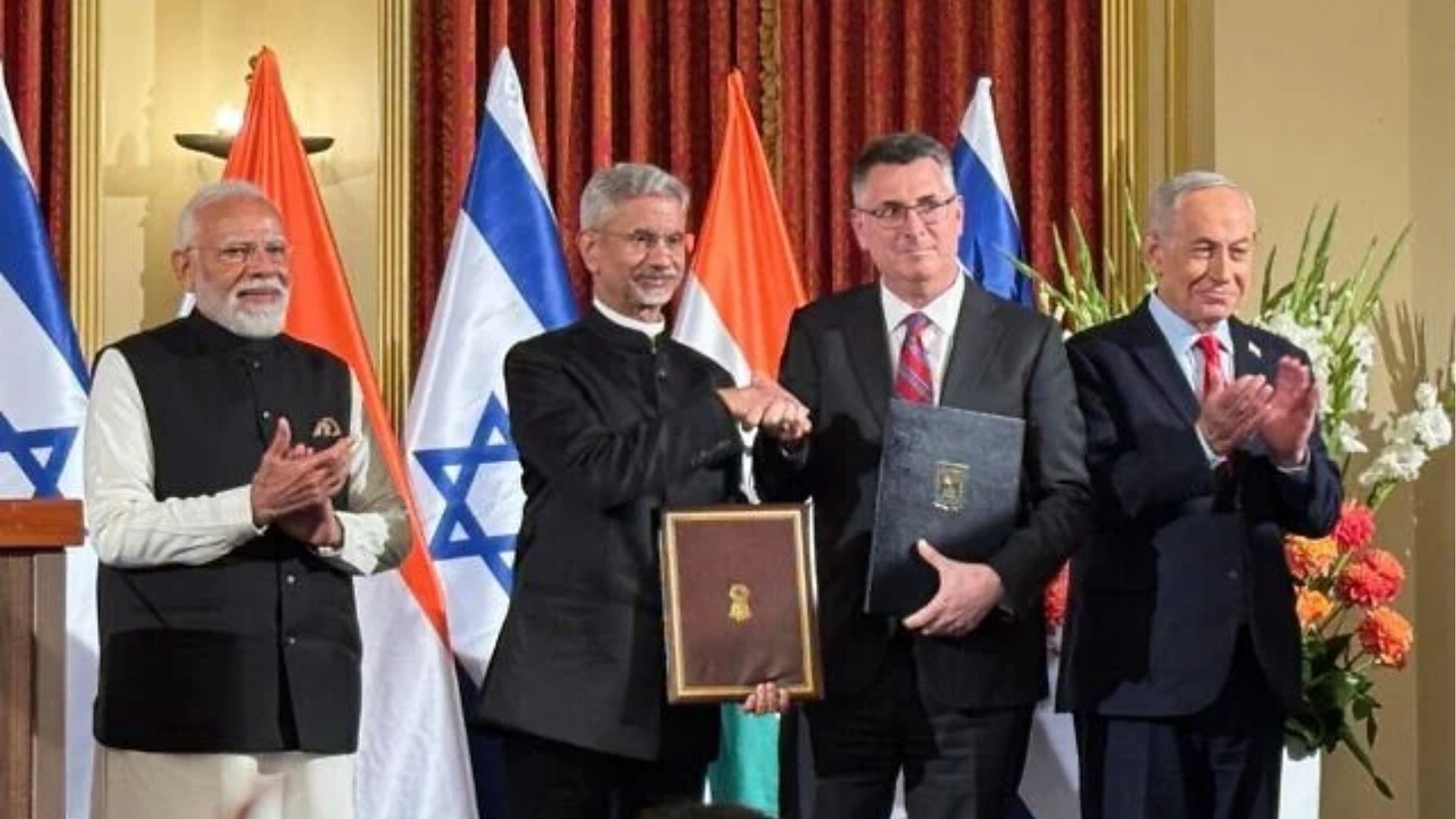 ඊශ්‍රායලය සහ ඉන්දියාව අතර නව ගිවිසුම් 16 ක්