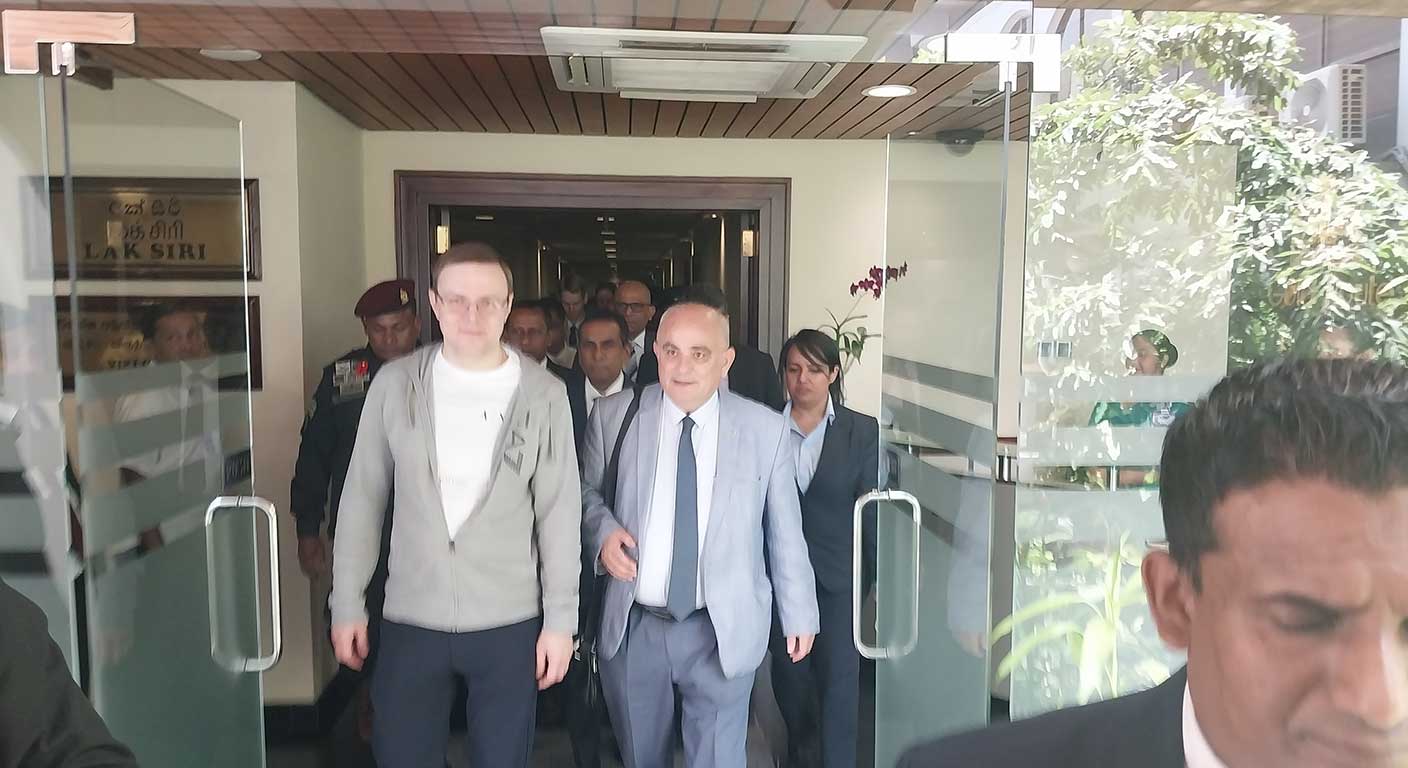 රුසියානු බලශක්ති නියෝජ්‍ය අමාත්‍යවරයා දිවයිනට